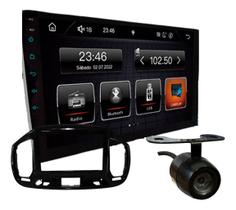 Kit central multimidia roadstar 9 pol rs908br slim carplay fiat uno 2015 a 2023