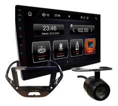 Kit central multimidia roadstar 9 pol rs908br slim carplay ford ka freestyle 2014 a 2018