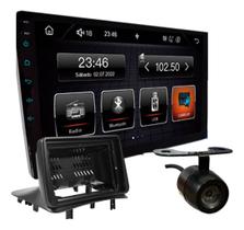 Kit central multimidia roadstar 9 pol rs908br slim carplay renault clio 2005 a 2014