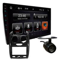 Kit central multimidia roadstar 9 pol rs908br slim carplay renault duster 2015 a 2023