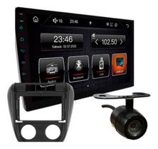 Kit central multimidia roadstar 9 pol rs908br slim carplay vw cross fox g1 2003 a 2009