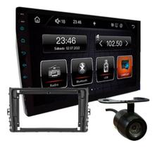 Kit central multimidia roadstar 9 pol rs908br slim carplay vw t-cross polo virtus 2018 a 2022