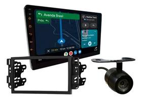 Kit central multimidia roadstar 9 pol rs915br android carplay captiva 2008 a 2015