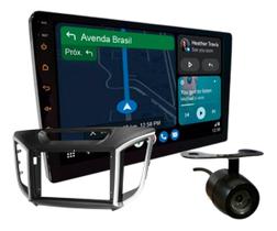 Kit central multimidia roadstar 9 pol rs915br android carplay hyundai creta 2016 a 2020