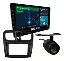 Kit central multimidia roadstar 9 pol rs915br android carplay sandero logan 2015 a 2018