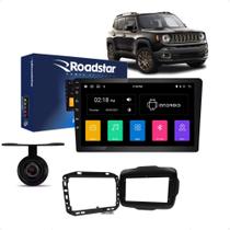Kit Central Multimídia Roadstar Android 2 Gin 10 Pol Full Touch Jeep Renegade 2015 a 2023