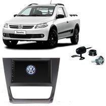 Kit Central Multimídia SAVEIRO G5 Mp5 / Mp8 + Moldura + Câmera + TV