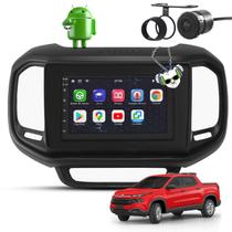 Kit Central Multimídia Sistema Android Espelhamento Usb Bluetooth Fiat Toro 2016 2017 2018 2019 2020 Moldura na Cor Preto Fosco Kit Central Multimídia Sistema Android Espelhamento Usb Bluetooth Fiat Toro 2016 2017 2018 2019 2020 Moldura na Cor Preto Fosco