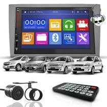 Kit Central Multimidia Som Automotivo Mp5 2 Din Espelhamento Bluetooth Chevrolet Gm Moldura Prata Kit Central Multimidia Som Automotivo Mp5 2 Din Espelhamento Bluetooth Chevrolet Gm Moldura Prata