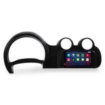 Kit Central Multimídia Tela 7 Polegadas + Moldura Painel Dvd 2 Din Novo Uno Nova Fiorino Preta Kit Central Multimídia Tela 7 Polegadas + Moldura Painel Dvd 2 Din Novo Uno Nova Fiorino Preta