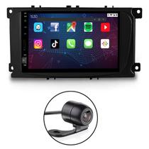 Kit Central Multimídia Tela De 7 Polegadas + Câmera de Ré + Moldura do Painel 2 Din Chinês Focus Hatch/Sedan 2009 A 2013