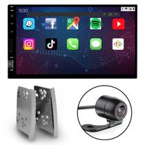 Kit Central Multimídia Tela De 7 Polegadas + Câmera de Ré + Moldura do Painel 2 Din Chinês Ford E Ranger