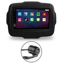 Kit Central Multimídia Tela De 7 Polegadas + Câmera de Ré + Moldura do Painel 2 Din Chinês Jeep Renegade 2015 2016 2017