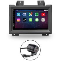 Kit Central Multimídia Tela De 7 Polegadas + Câmera de Ré + Moldura do Painel 2 Din Chinês S10 1995 A 2000