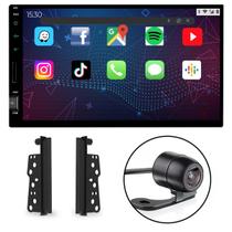 Kit Central Multimídia Tela De 7 Polegadas + Câmera de Ré + Moldura do Painel 2 Din Chinês Toyota Hilux SR SRV SW4 2011