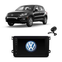 Kit Central Multimídia Tiguan Mp5 / Mp8 + Moldura + Câmera