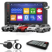 Kit Central Multimídia Universal Espelhamento Usb Mp5 Câmera de Ré Toyota Hilux Corolla Etios Sw4 SRV STD Rav Land Cruiser Prado Corolla Fielder