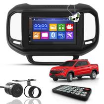 Kit Central Multimidia Universal Mp5 2 Din Bluetooth Espelhamento 7 Polegadas Fiat Toro 2016 até 202