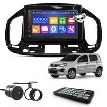 Kit Central Multimidia Universal Mp5 2 Din Bluetooth Espelhamento Fiat Uno 2015 a 2021