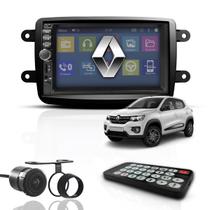 Kit Central Multimídia Universal Mp5 2 Din Bt Espelha Kwid