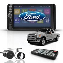 Kit Central Multimídia Universal Mp5 2 Din Bt Espelhamento Ford F350