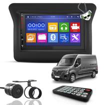 Kit Central Multimidia Universal Mp5 2 Din Bt Espelhamento Rn Renault Master 2010 a 2022