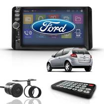 Kit Central Multimídia Universal Mp5 2Din Bt Espelha Ford Ka