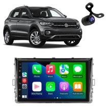 Kit Central Multimídia VW T-Cross Android Auto Carplay GPS