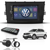Kit Central Mutlimídia Mp5 2 Din Bt Espelha Dvd Vw T-cross Kit Central Mutlimídia Mp5 2 Din Bt Espelha Dvd Vw T-cross