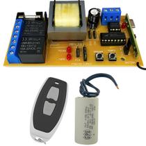 Kit Central Nb52 com 1 Capacitor 12uf com 1 Controle Configuarado para Portão Automático