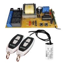 Kit Central Nb52 e Capacitor 12uf com 2 Controles Configuarados para Portão Automático