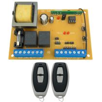 Kit Central portão eletrônico universal Nb76-Acton-Ipec + 2 controles 433MHz Tx Slim 2 botoes Kit Central portão eletrônico universal Nb76-Acton-Ipec + 2 controles 433MHz Tx Slim 2 botoes