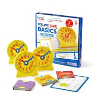 Kit central Telling Time Basics hand2mind com relógio analógico Kit central Telling Time Basics hand2mind com relógio analógico
