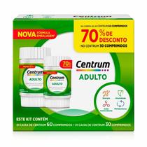 Kit Centrum 60 Comprimidos + 30 Comprimidos