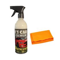 Kit Cera Automotiva Miscrocristalização + Flanela 500 mL