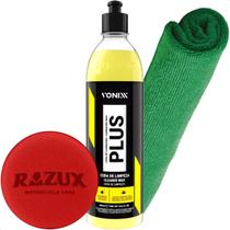 Kit Cera Carnauba Plus Vonixx 500ml Cera Liquida Automotiva