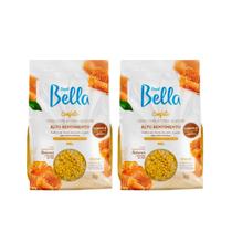 Kit Cera Depil Bella Confete Mel 1kg C/2
