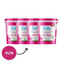 Kit Cera Depil Bella Hidrossolúvel Pink Pitaya 1,3kg 4/Un Kit Cera Depil Bella Hidrossolúvel Pink Pitaya 1,3kg 4/Un