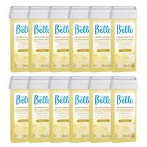 Kit Cera Depil Bella Roll-on Chocolate Branco 12 und