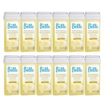 Kit Cera Depil Bella Roll-on Chocolate Branco 12 unidades Kit Cera Depil Bella Roll-on Chocolate Branco 12 unidades