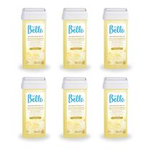 Kit Cera Depil Bella Roll on Chocolate Branco 6 unidades Kit Cera Depil Bella Roll on Chocolate Branco 6 unidades