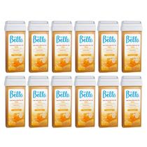 Kit Cera Depil Bella Roll-on Mel com 12 unidades