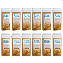 Kit Cera Depil Bella Roll-on Própolis e Mel 12 unidades