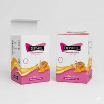 Kit Cera Depilatória Em Tablet 4 Unidades Com Mel 1kg Depimiel