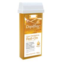 Kit Cera Depilatoria Refil Depilação Corporal Profissional Depilflax Roll On 100g - Escolha O Seu