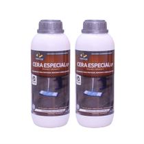 Kit Cera Especial Lp Pisoclean Laminados Porcelanato 1l- 2un Kit Cera Especial Lp Pisoclean Laminados Porcelanato 1l- 2un
