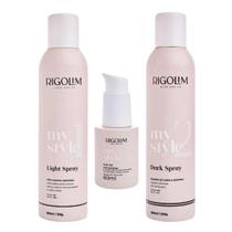 Kit Cera Líquida Light Spray, Soft Oil e Dark Spray Rigolim