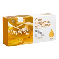 Kit Cera Quente Depilatória Profissional Depilflax Barra Grande 1Kg - Escolha O Seu