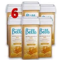 Kit Cera Refil Mel Depil Bella - 6 Unid DBELLA