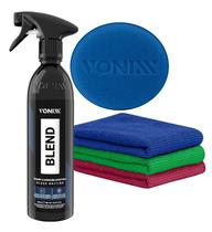 Kit Cera Vitrificadora Blend Black Vonixx + Microfibra + Aplicador Brilho e Proteção Kit Cera Vitrificadora Blend Black Vonixx + Microfibra + Aplicador Brilho e Proteção